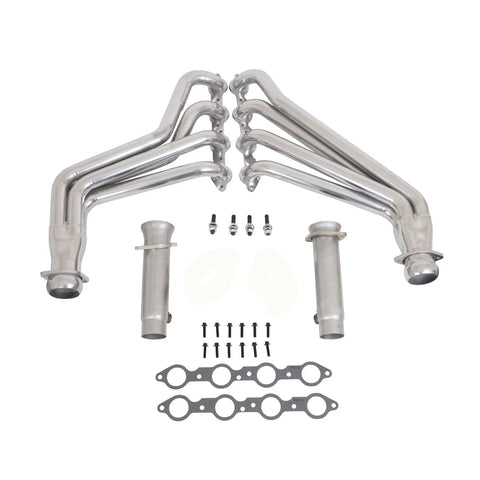 Chevrolet Camaro SS 1-7/8 Long Tube Exhaust Headers With High Flow Cats Polished Silver Ceramic 10-15 - Reconditioned - BBK Performance
