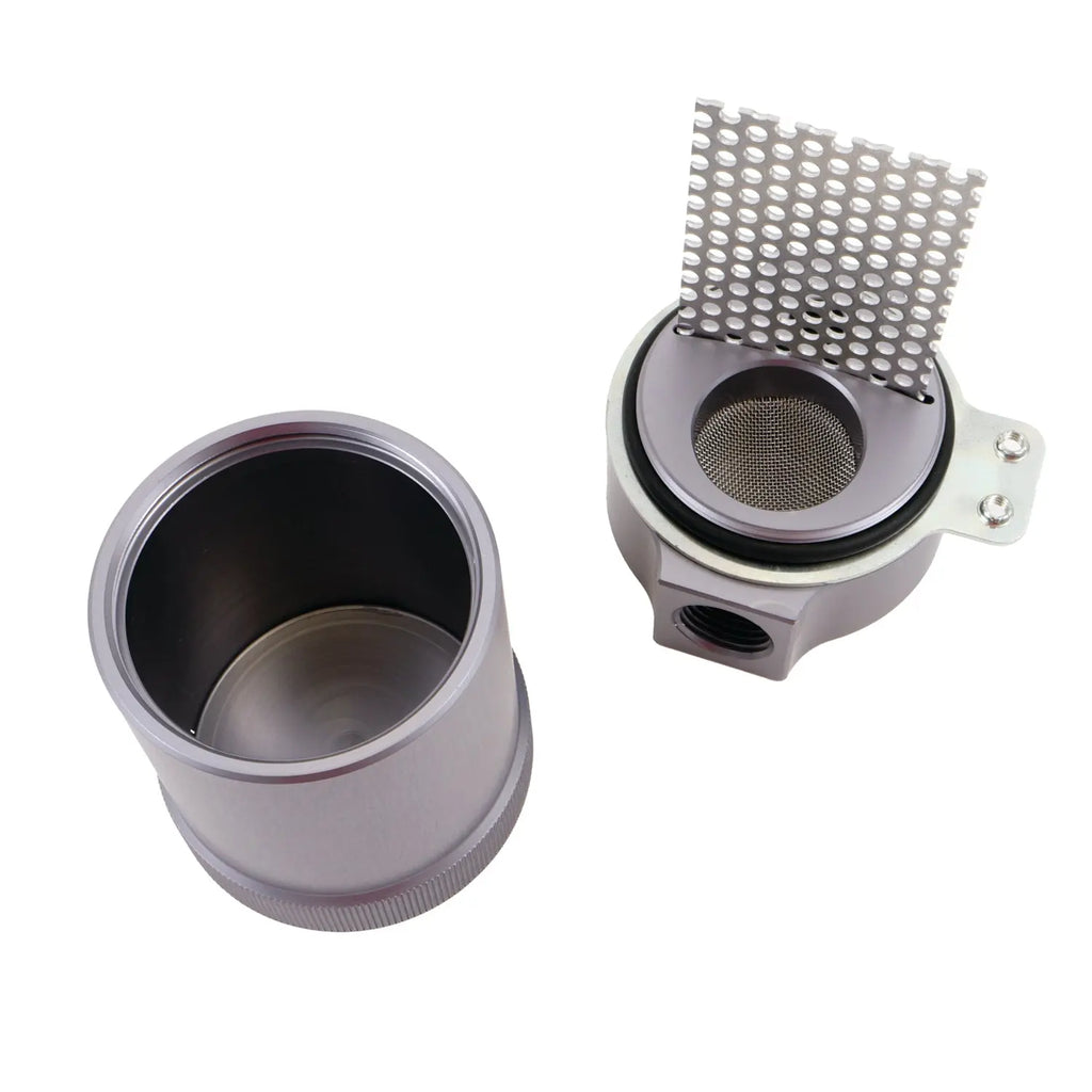 Ford Mustang V6 3.7 Oil Separator Kit With Billet Aluminum Catch Can 15-17 - BBK Performance