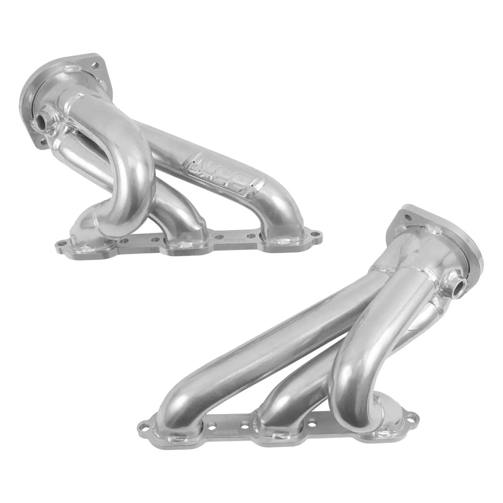 Dodge Challenger Charger 300 V6 3.5 1-5/8 Shorty Headers - Polished Silver Ceramic 06-10 - BBK Performance