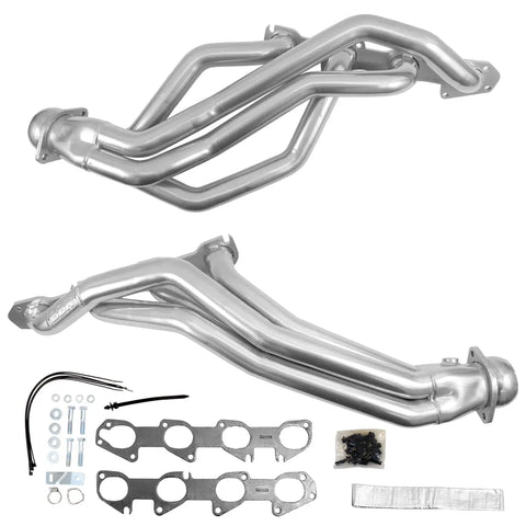 Dodge Ram 5.7L Hemi 1-3/4” Long Tube Exhaust Headers - Polished Silver Ceramic 09-23 - BBK Performance