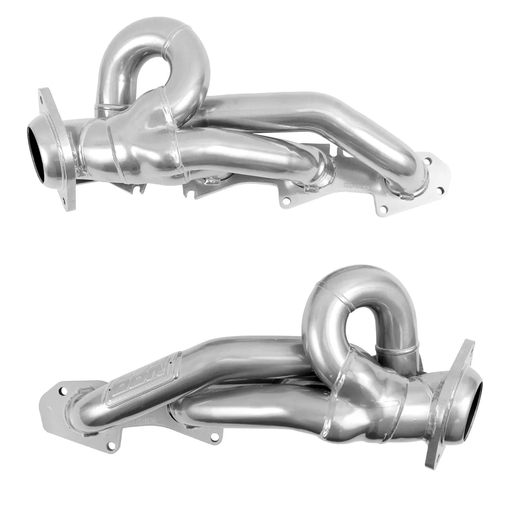 Dodge Ram 1500 5.7L Hemi 1-3/4" Shorty Headers - Polished Silver Ceramic 19-23 - BBK Performance