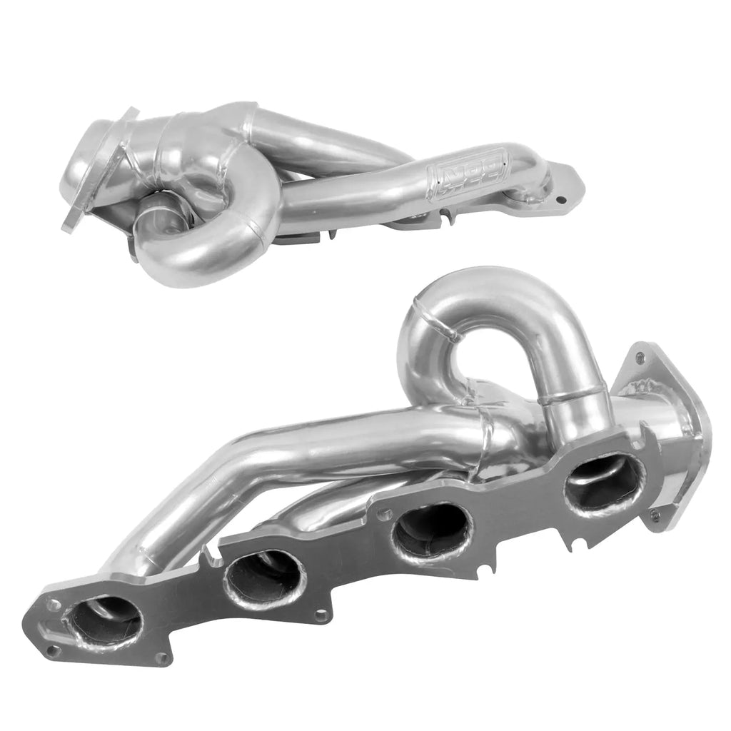 Dodge Ram 1500 5.7L Hemi 1-3/4" Shorty Headers - Polished Silver Ceramic 19-23 - BBK Performance