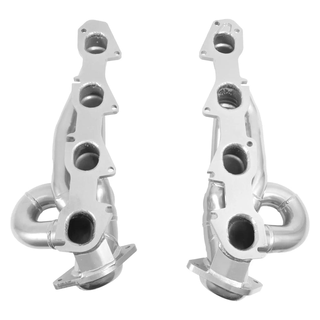 Dodge Ram 1500 5.7L Hemi 1-3/4" Shorty Headers - Polished Silver Ceramic 19-23 - BBK Performance